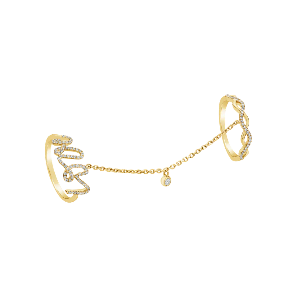 Prsten s diamanty Achille