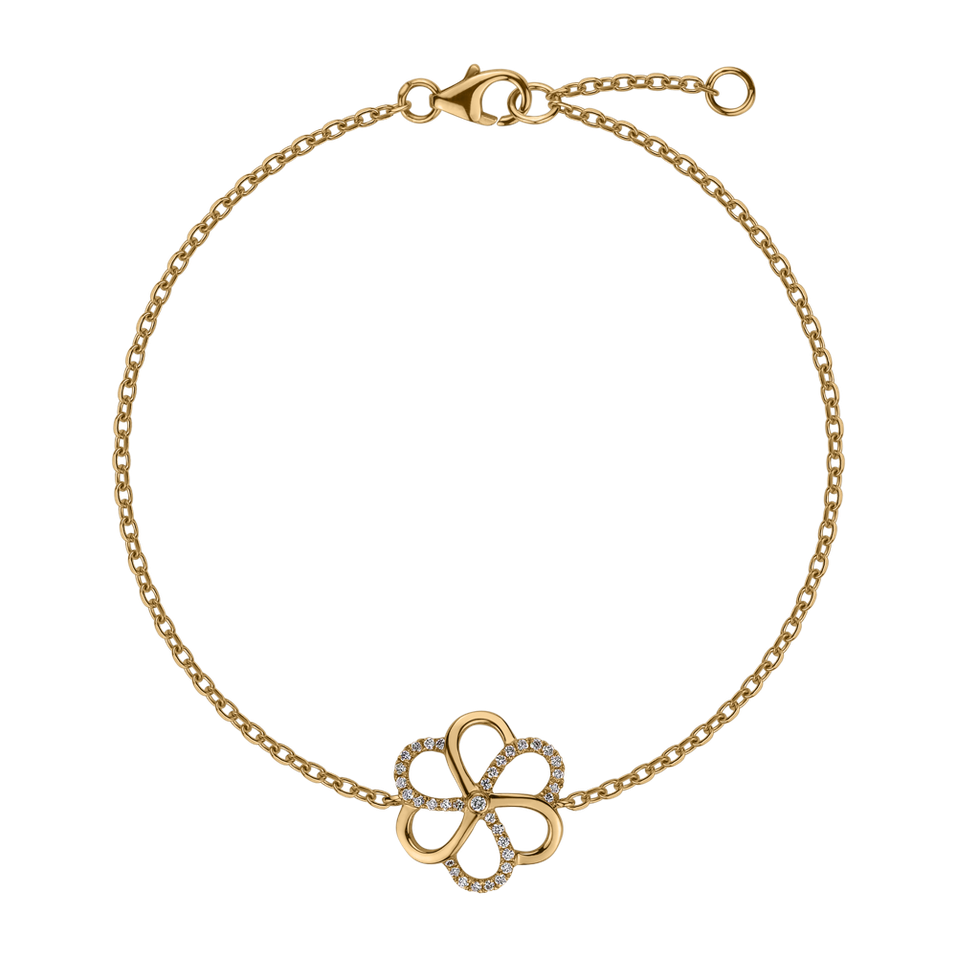 Náramek s diamanty Auricula