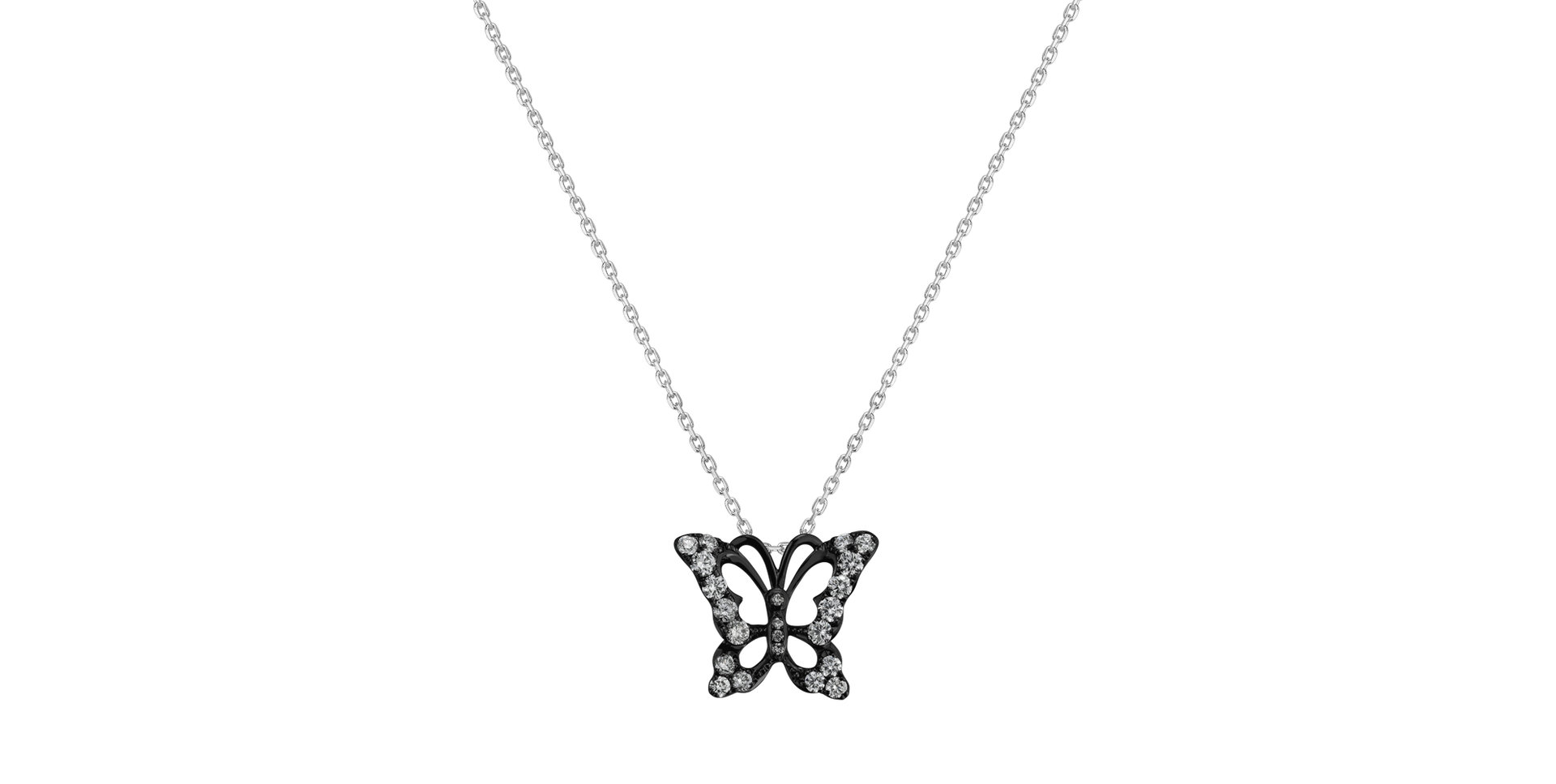 Přívěs s diamanty Butterfly Gem