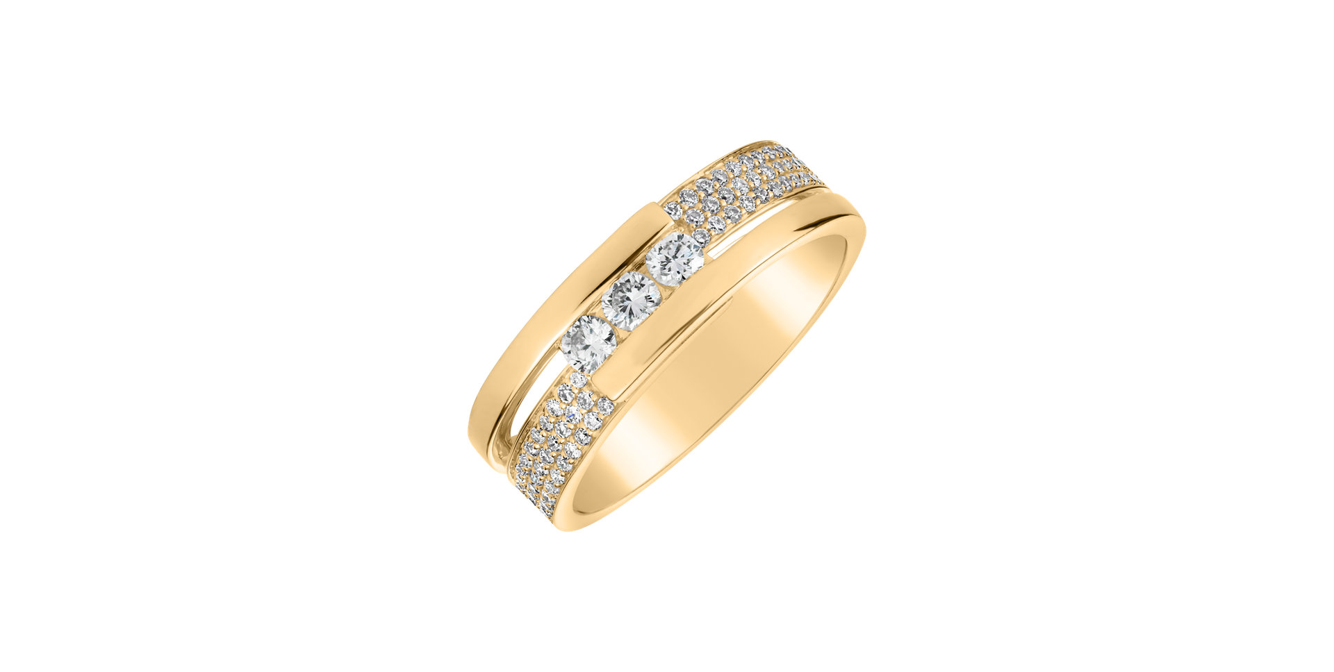 Prsten s diamanty Diamond Message