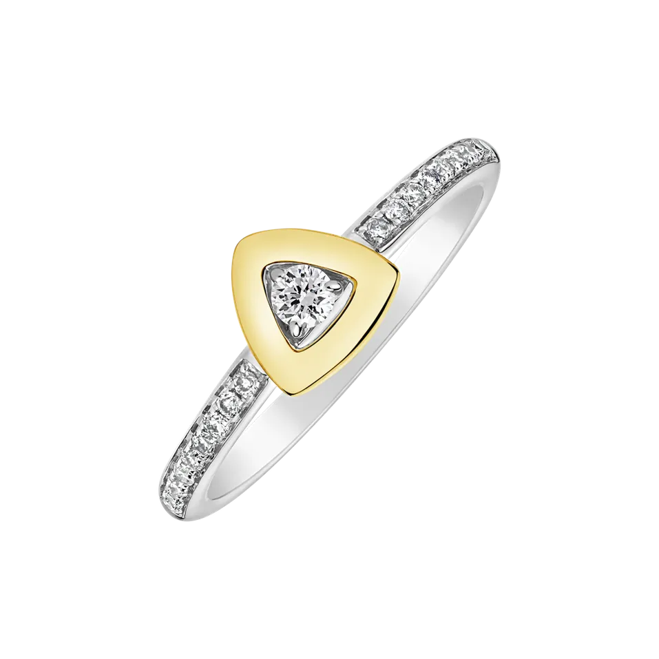 Prsten s diamanty Midnight Pleasure