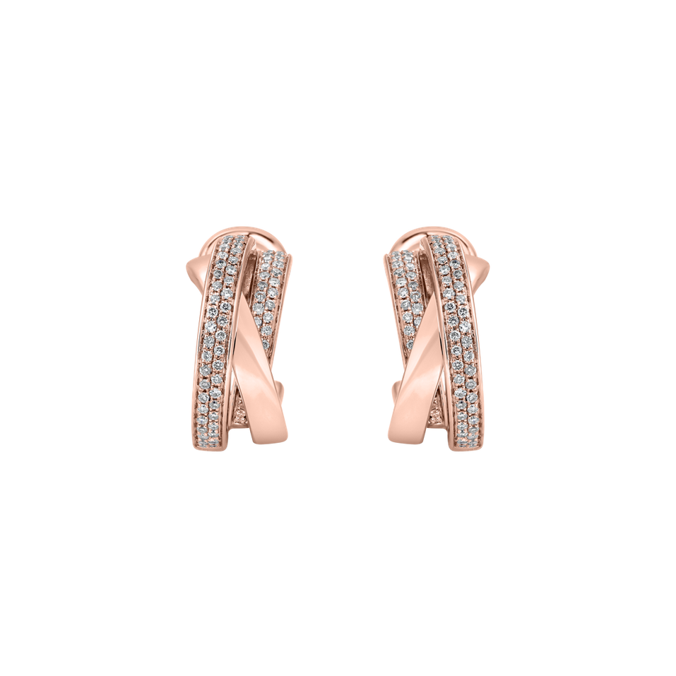 Náušnice s diamanty Miracle Labyrinth