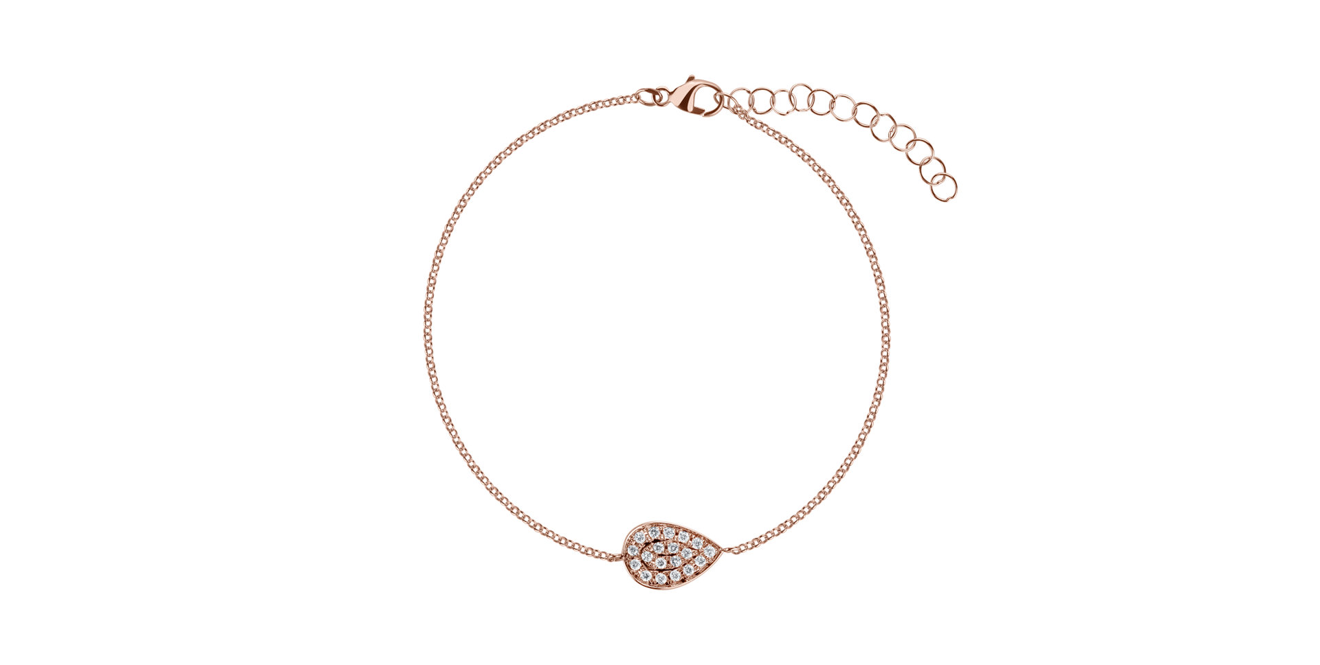 Náramek s diamanty Shiny Skyline