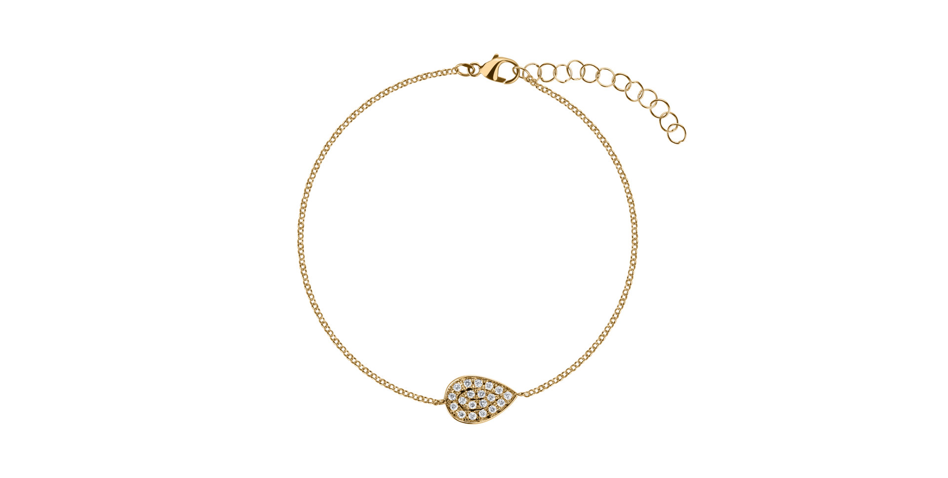 Náramek s diamanty Shiny Skyline