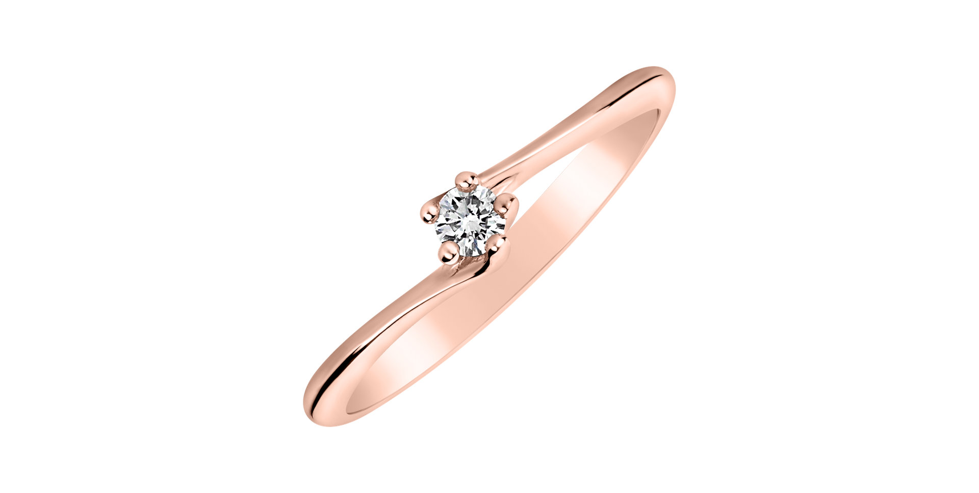 Prsten s diamantem Vivid Love