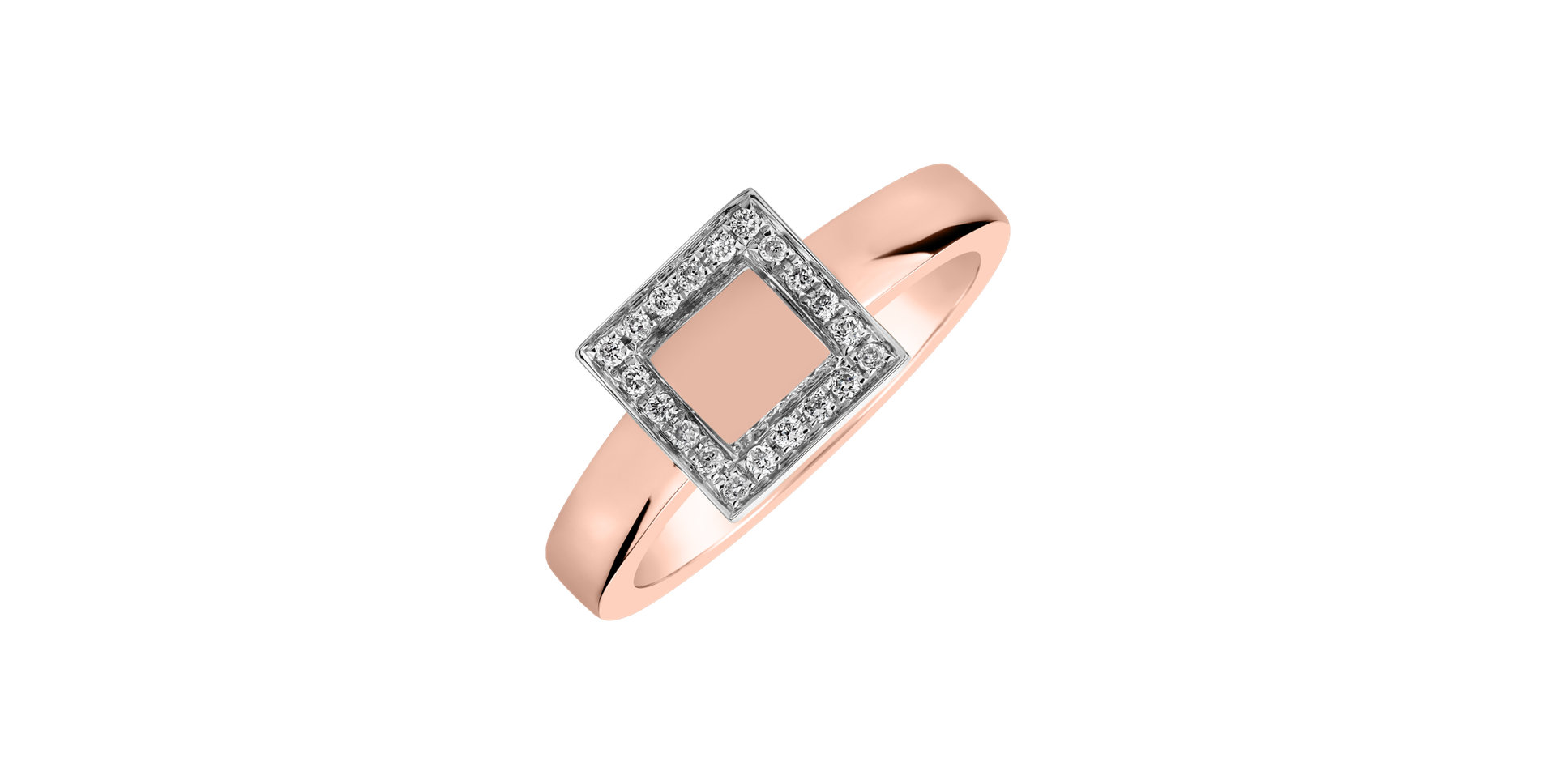 Prsten s diamanty Sun Space