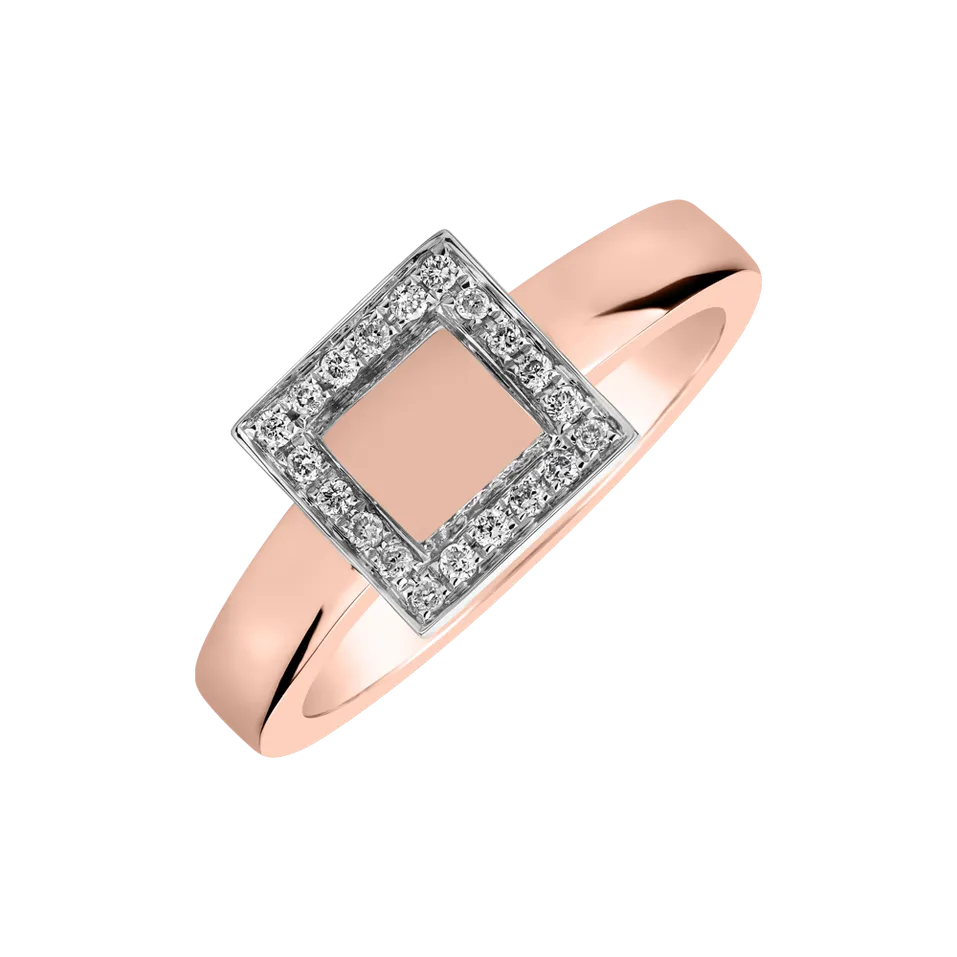 Prsten s diamanty Sun Space