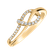 Prsten s diamanty Elegant Knot2