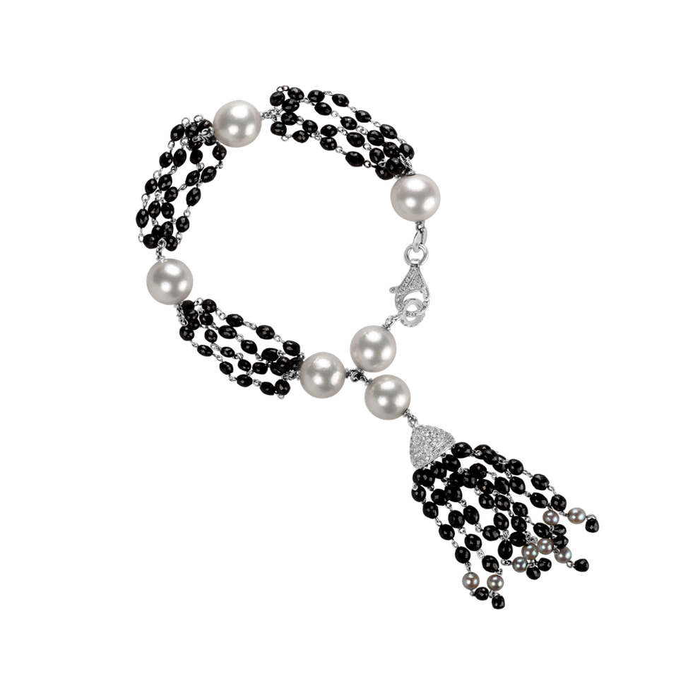 Náramek s perlou a diamanty Arabella Beauty