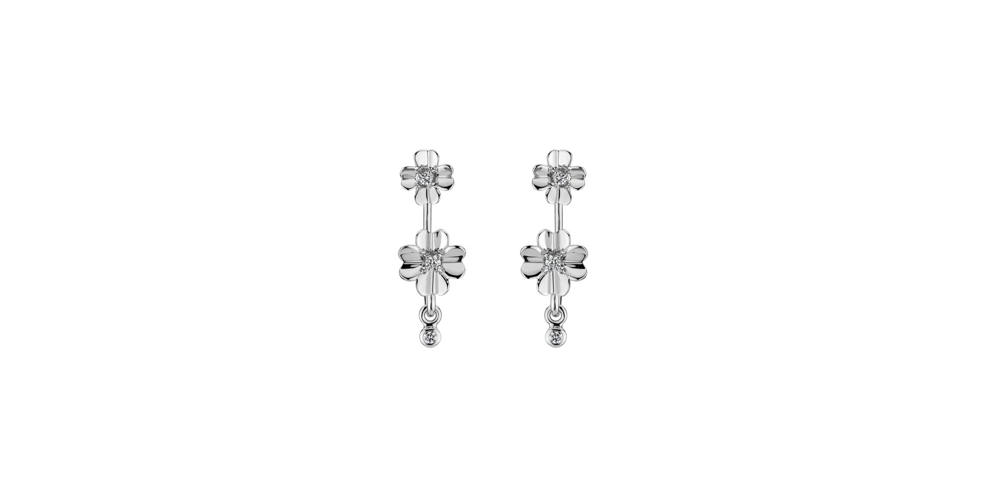 Náušnice s diamanty Bloom Melancholy