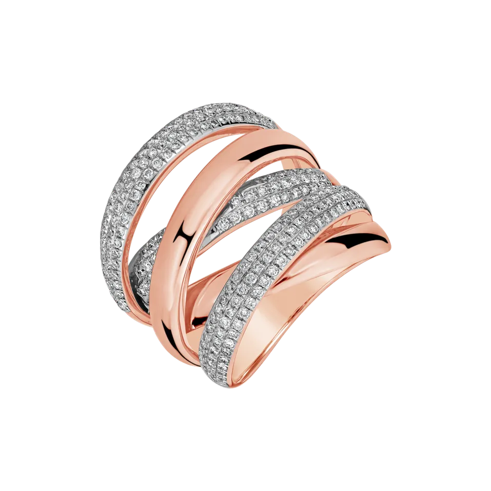 Prsten s diamanty Yves