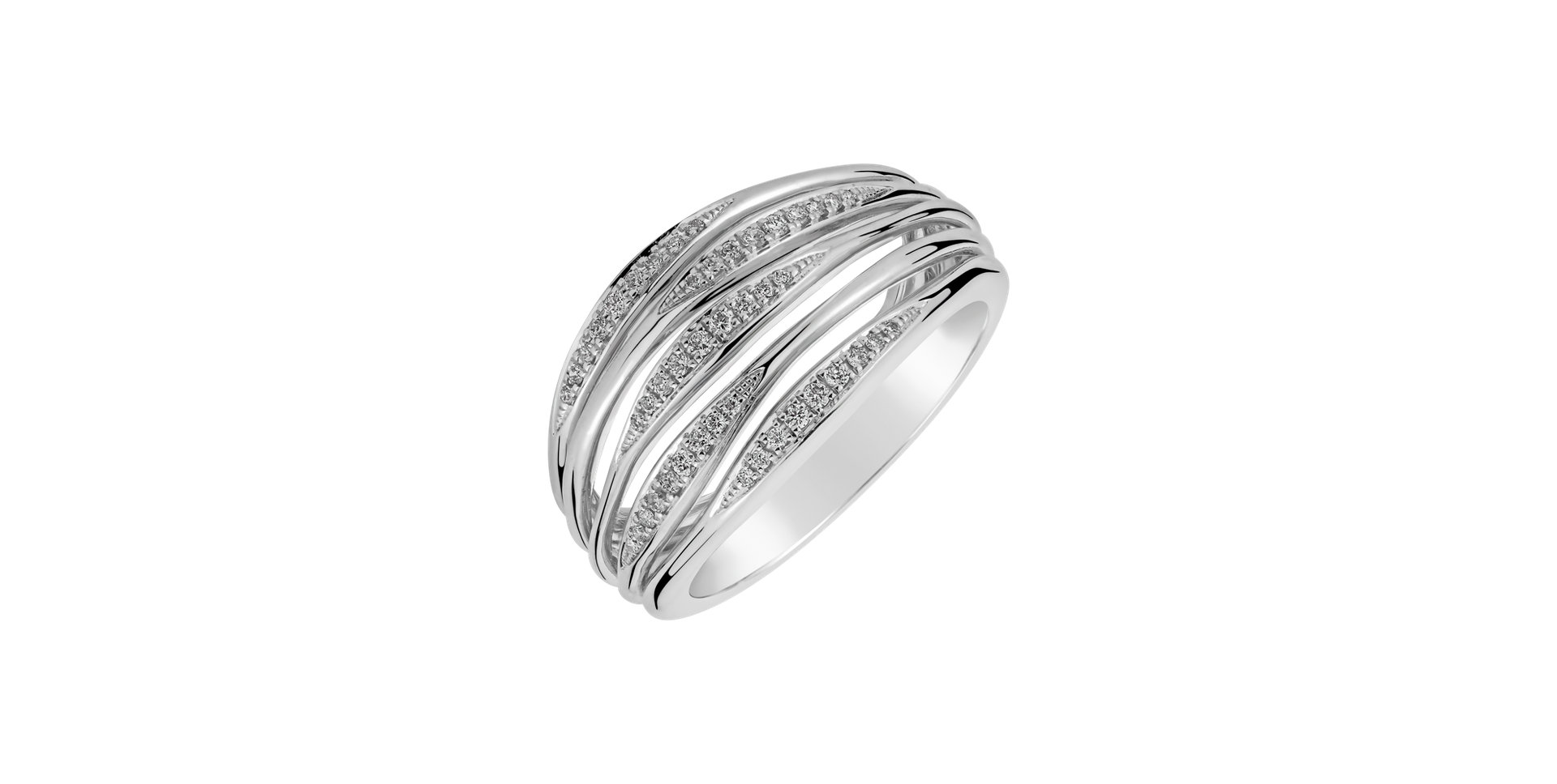 Prsten s diamanty Aube