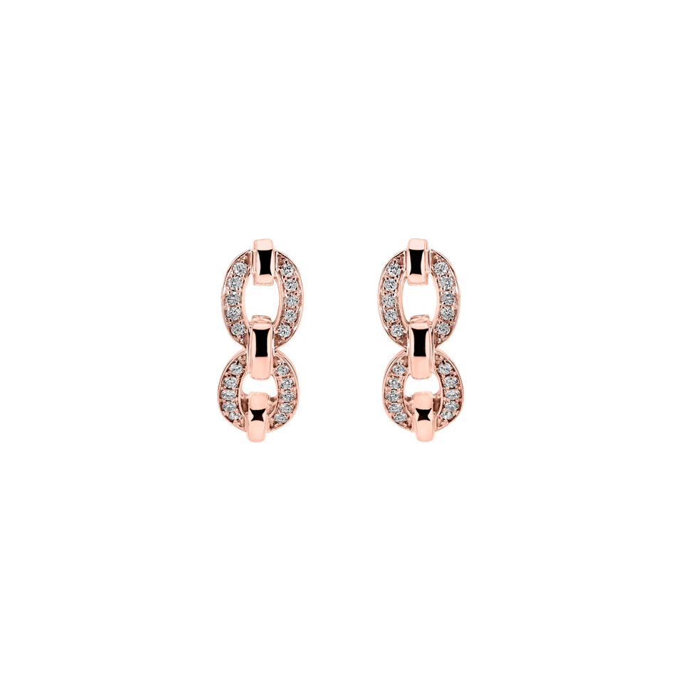 Náušnice s diamanty Moonlight Pleasure