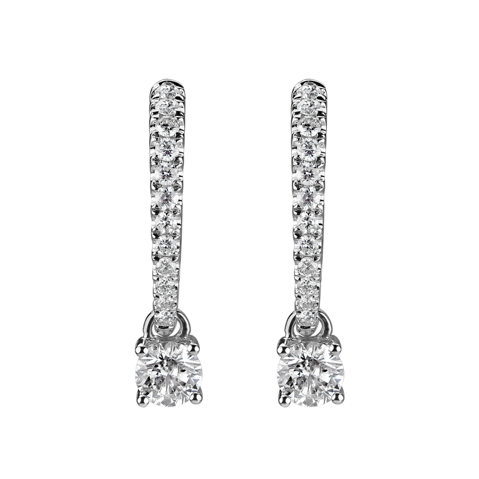 Náušnice s diamanty Queen Elena