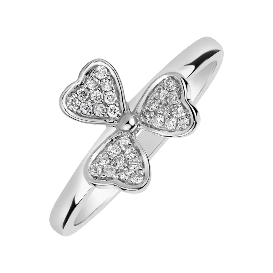 Prsten s diamanty Triple Pleasure