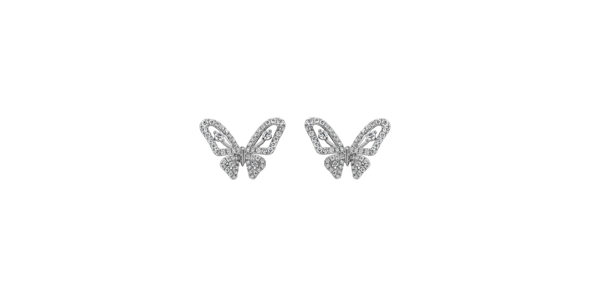 Náušnice s diamanty Trendy Wings