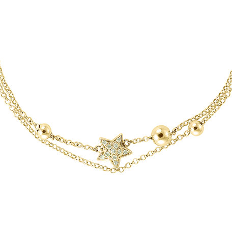 Náramek s diamanty Starshine Message
