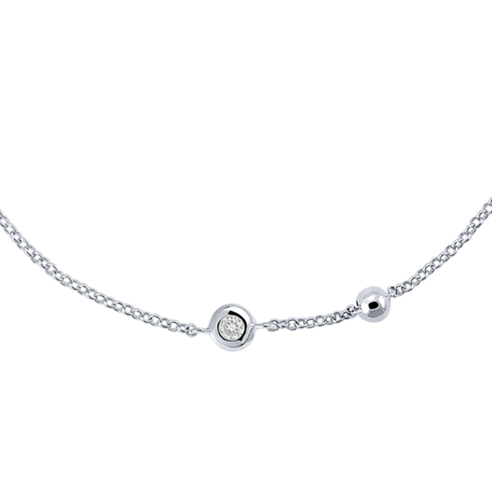 Náramek s diamantem Sky Message