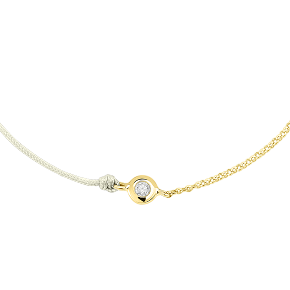 Diamantový náramek se šňůrkou Effect Diamond