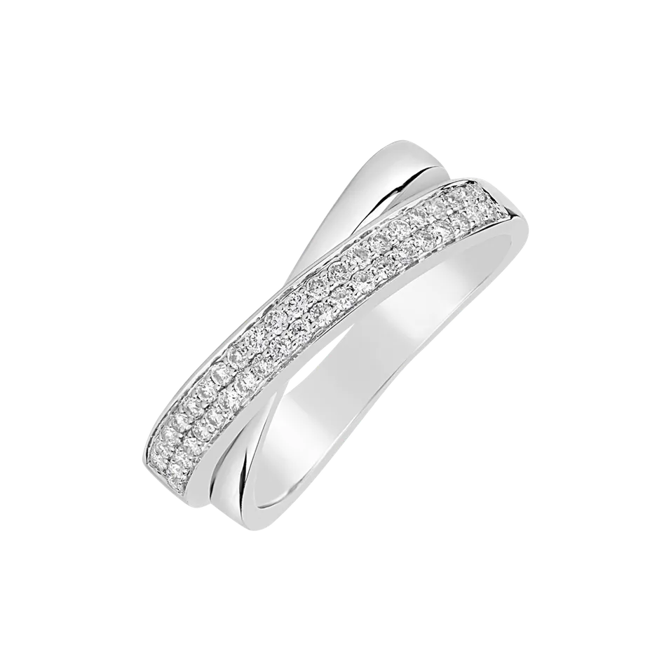 Prsten s diamanty Romantic Labyrinth