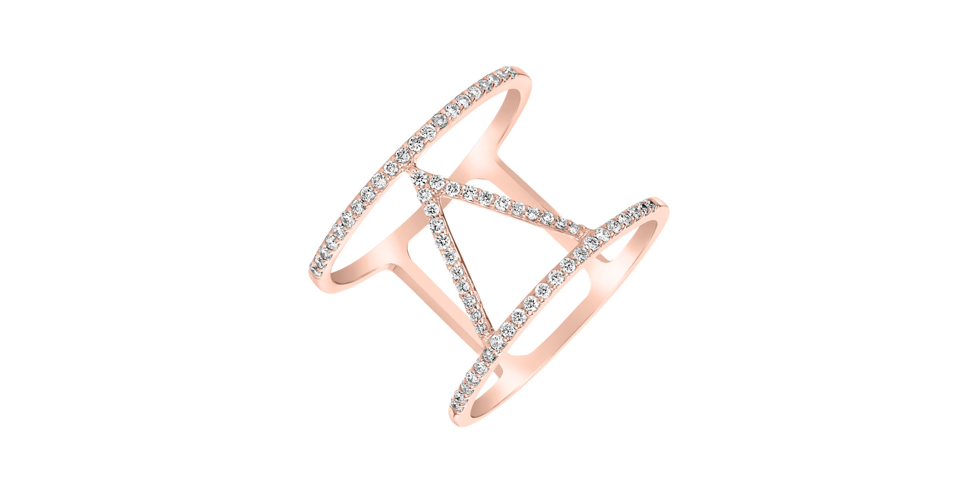 Prsten s diamanty Victory Line