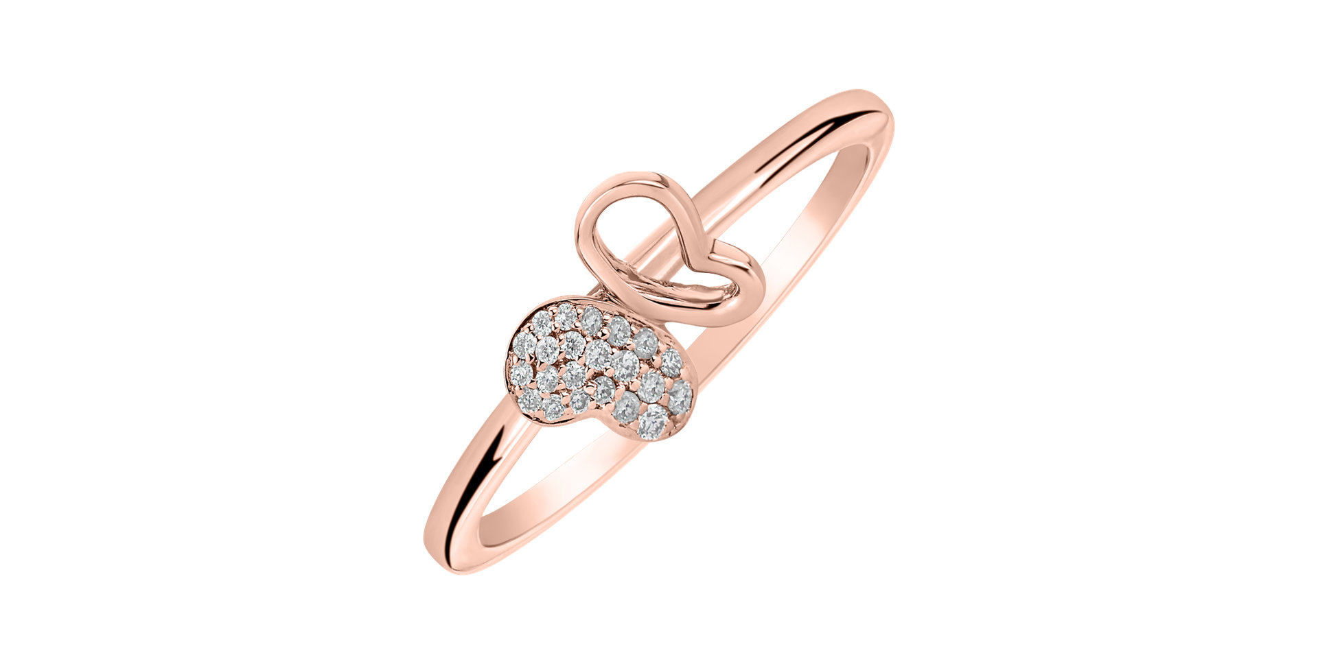 Prsten s diamanty Butterfly