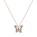 Přívěs s hnědými diamanty Butterfly Gem2