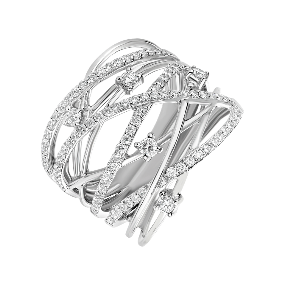 Prsten s diamanty Starry Elegance