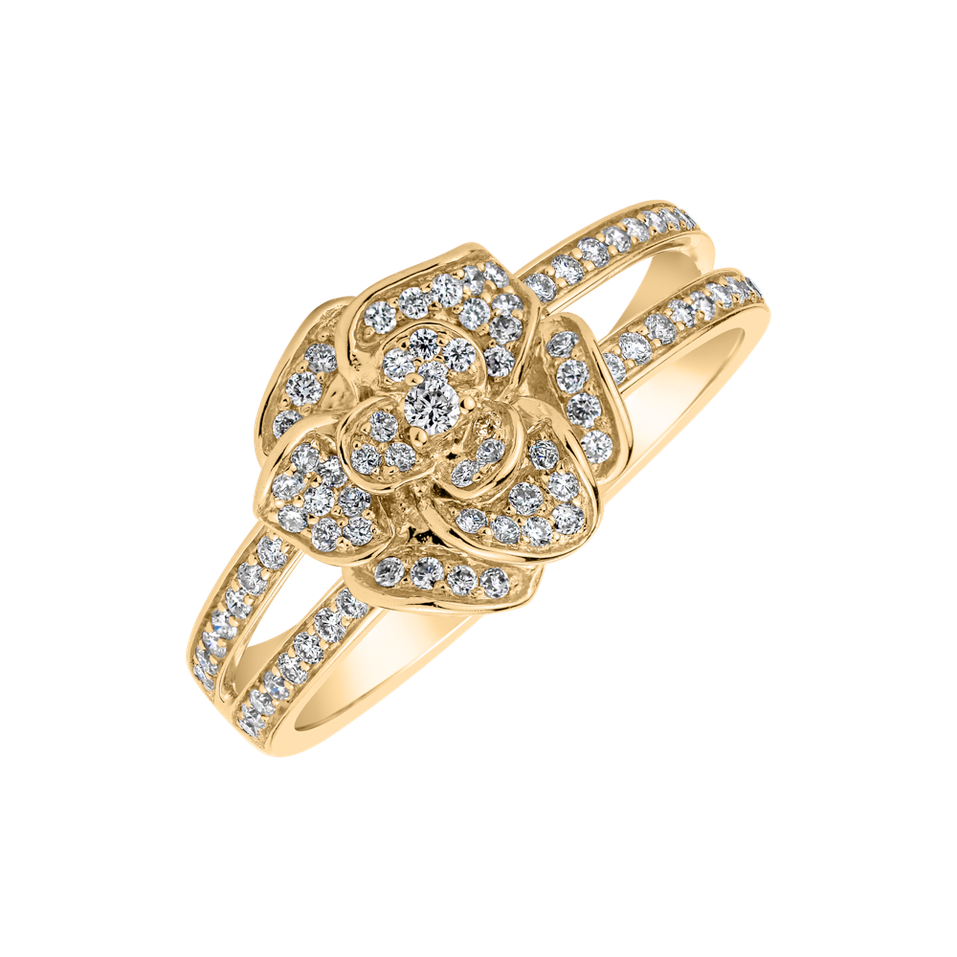 Prsten s diamanty Enchanting Rose