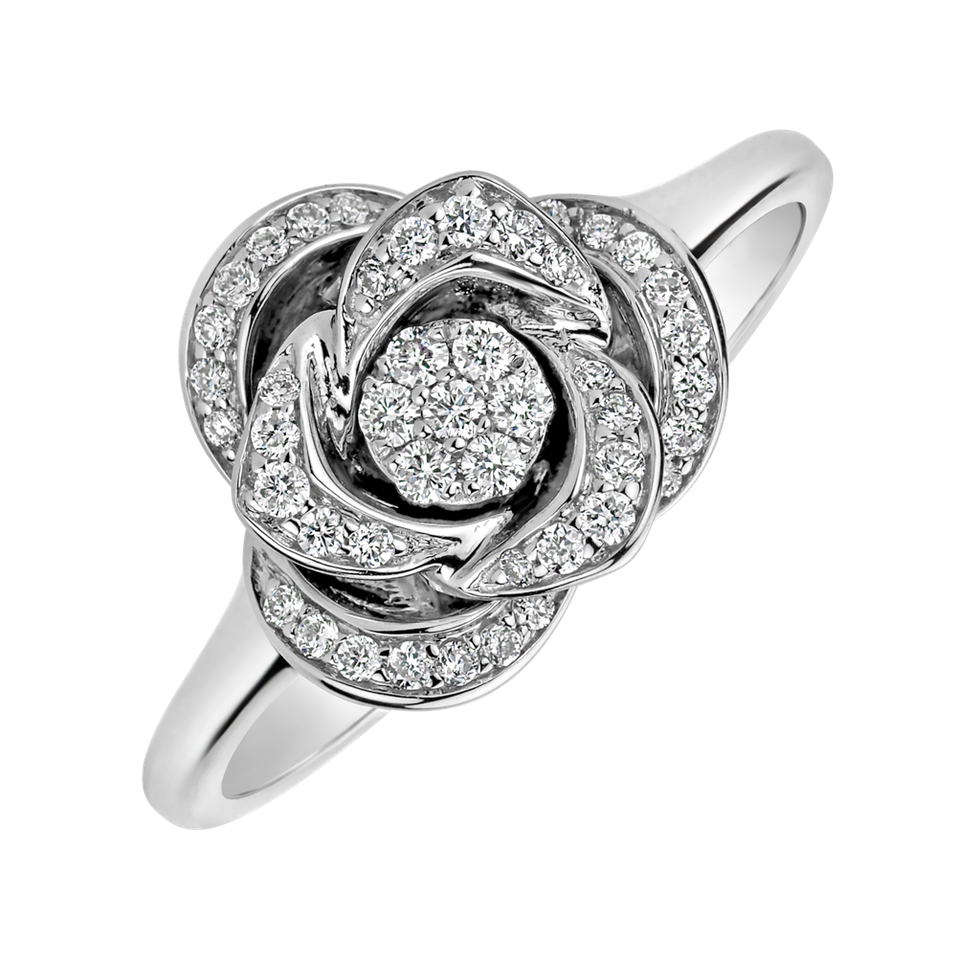 Prsten s diamanty Flower Joy
