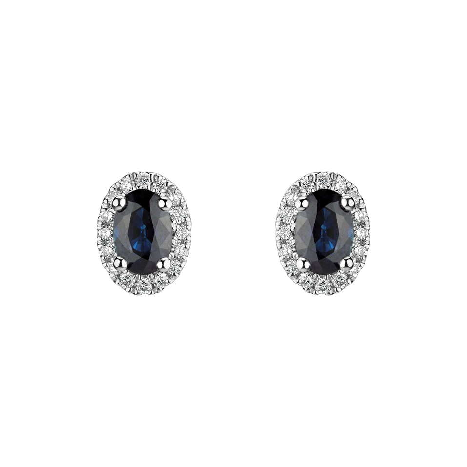 Náušnice s safírem a diamanty Imperial Allegory
