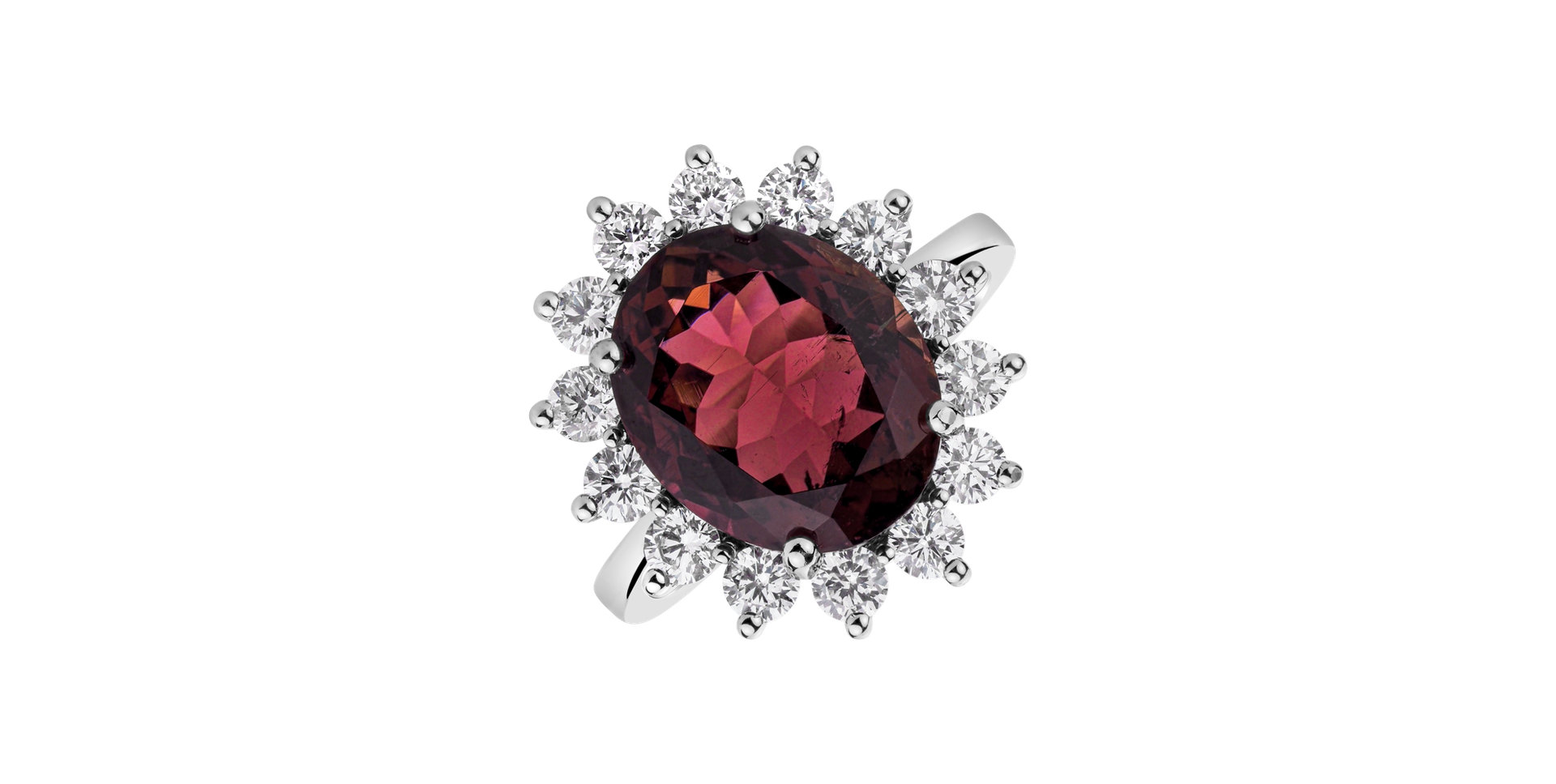 Prsten s turmalínem a diamanty Sparkling Passion