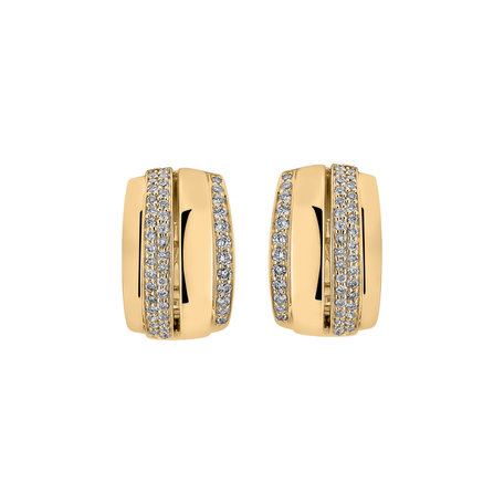 Náušnice s diamanty Exquisite Feeling