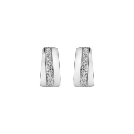 Náušnice s diamanty Sparkling Dew