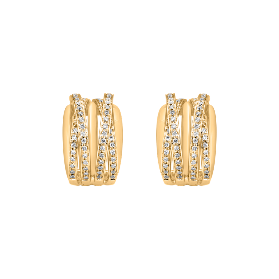 Náušnice s diamanty Galaxy Treasure