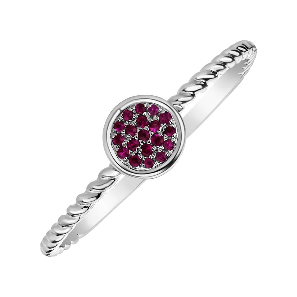 Prsten s rubíny Ruby Heaven
