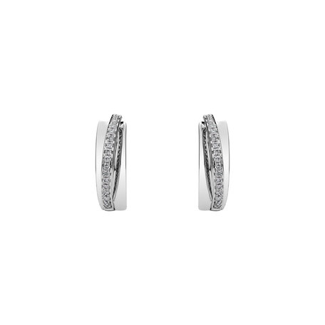 Náušnice s diamanty Magical Ray