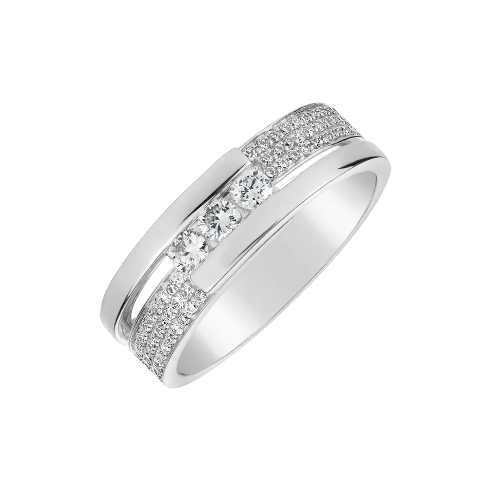 Prsten s diamanty Diamond Message