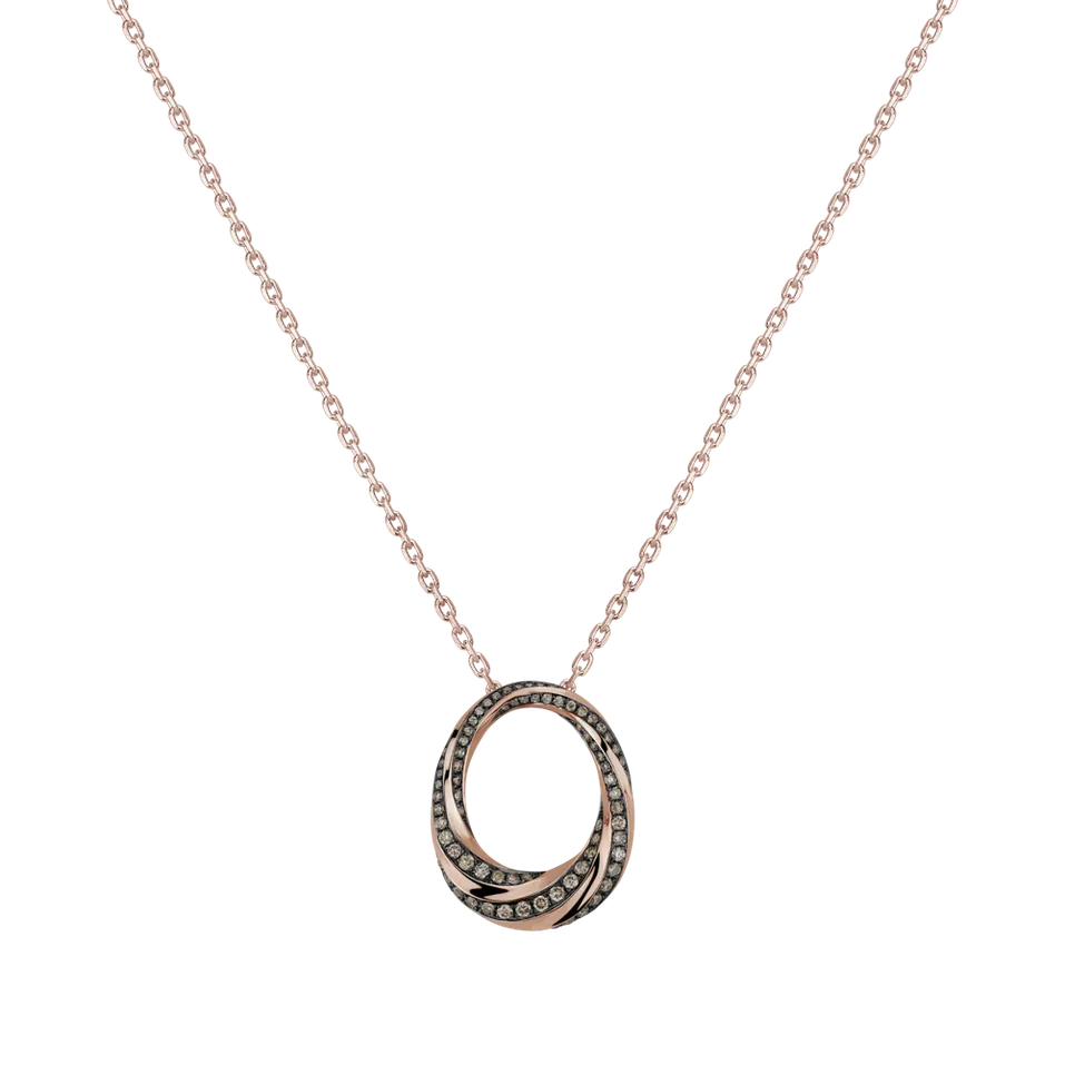 Přívěs s hnědými diamanty Posh Brilliance