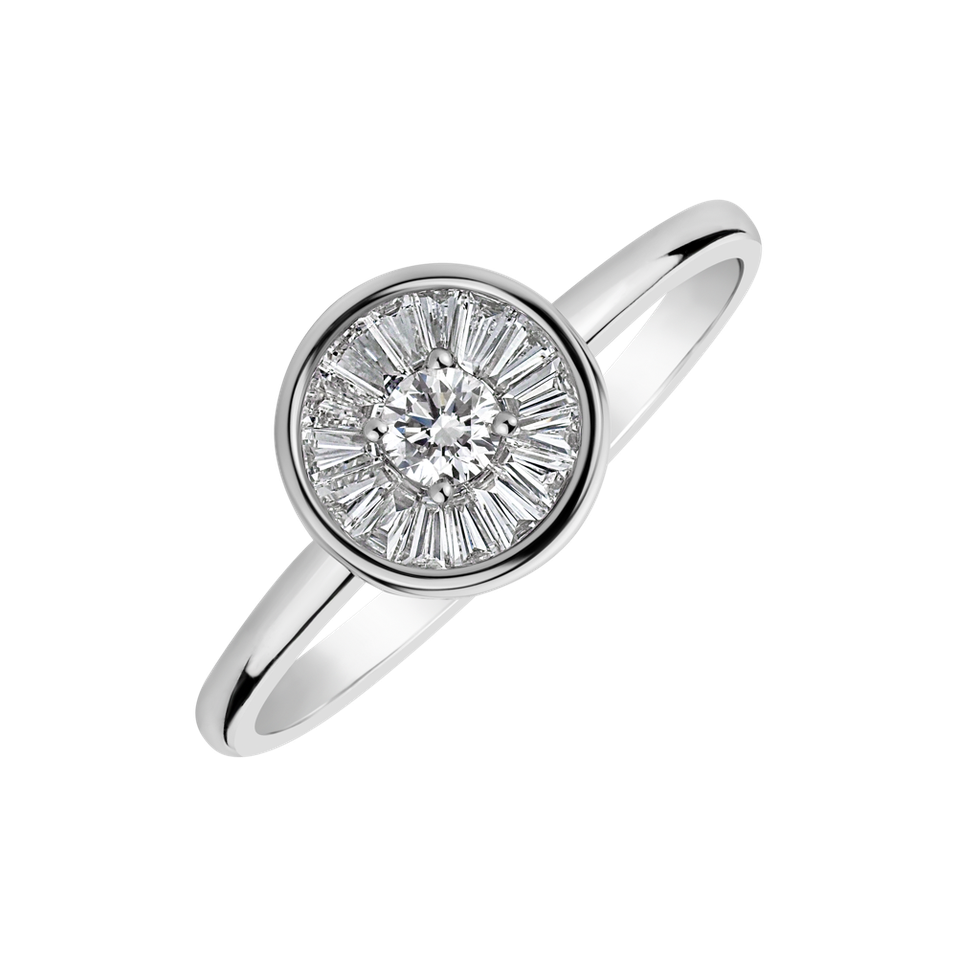 Prsten s diamanty Meleas