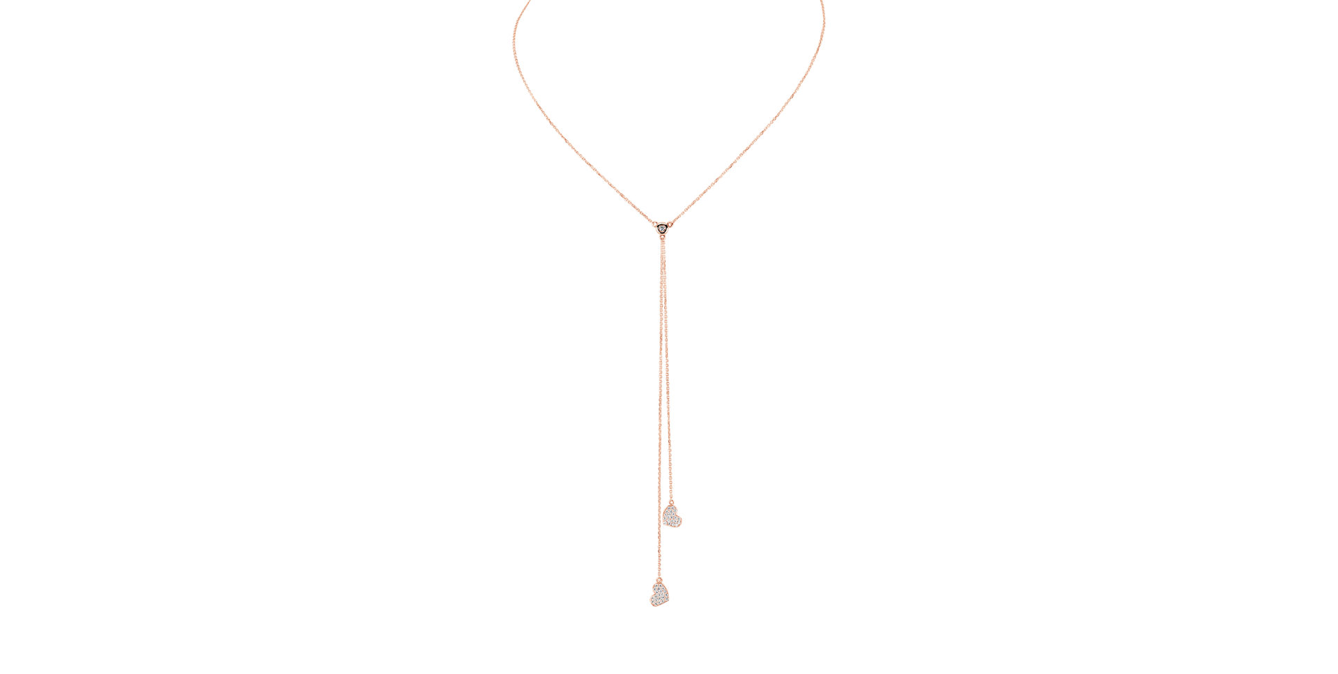 Náhrdelník s diamanty Faithful Bond