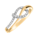 Prsten s diamanty Elegant Knot2