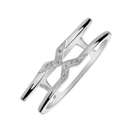 Prsten s diamanty Heaven Infinity