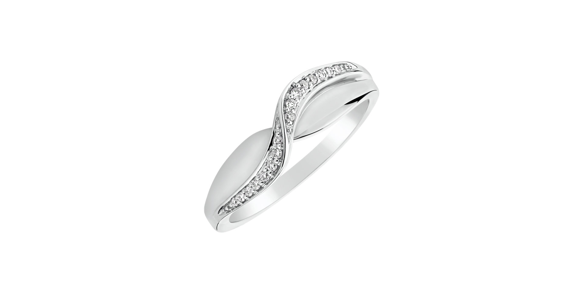 Prsten s diamanty Eternity Sea