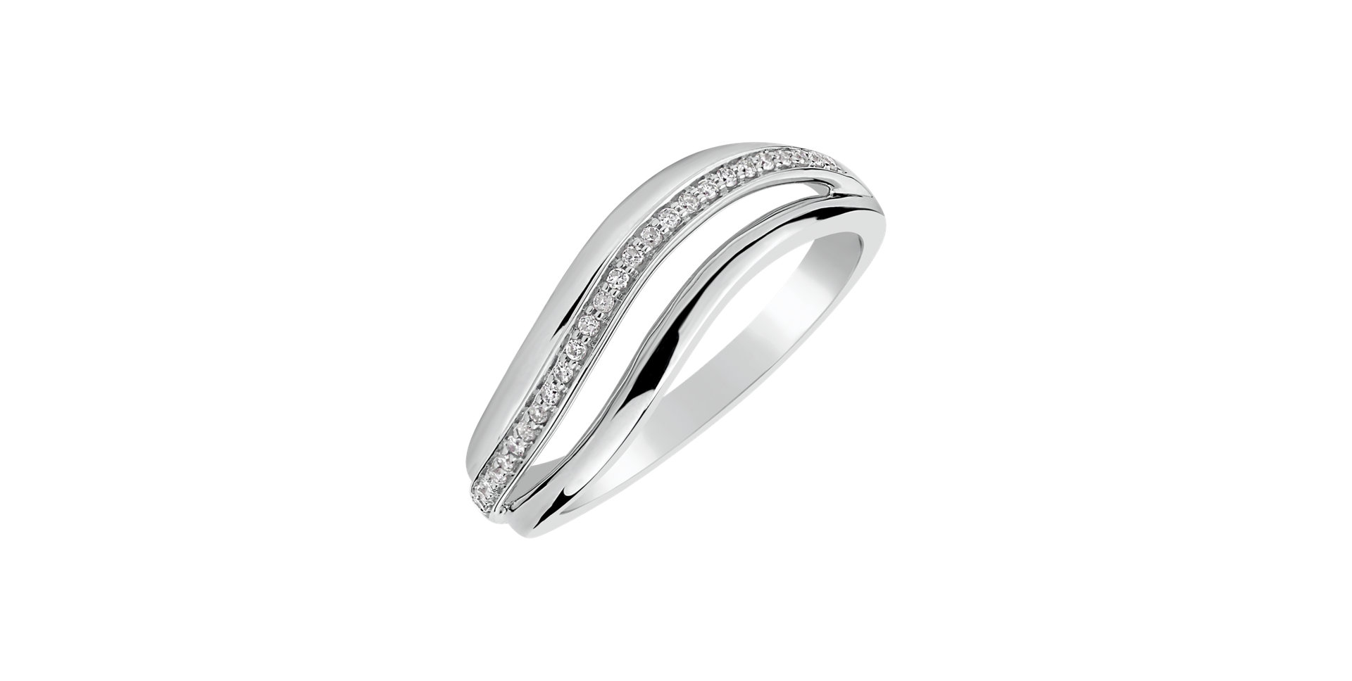 Prsten s diamanty Midnight Sea