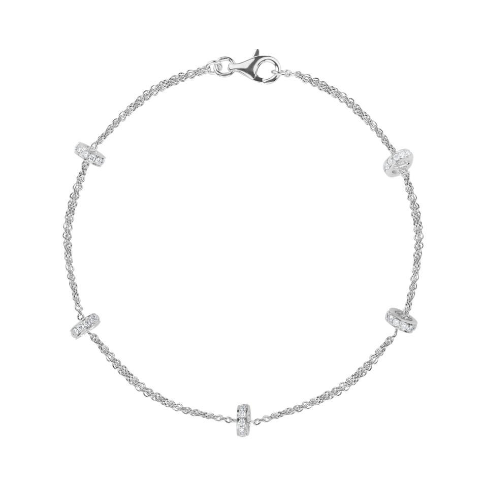 Náramek s diamanty Fayth