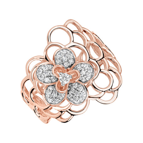 Prsten s diamanty Blooming Beauty