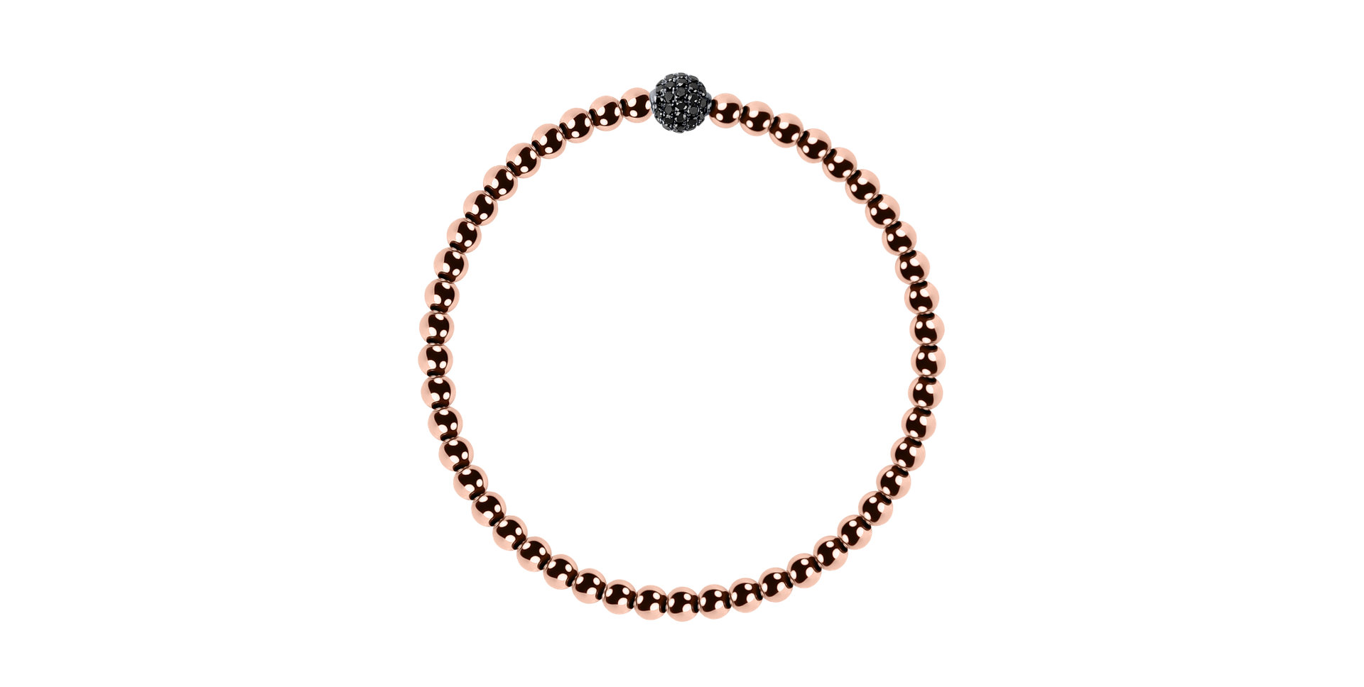 Náramek s černými diamanty Armel