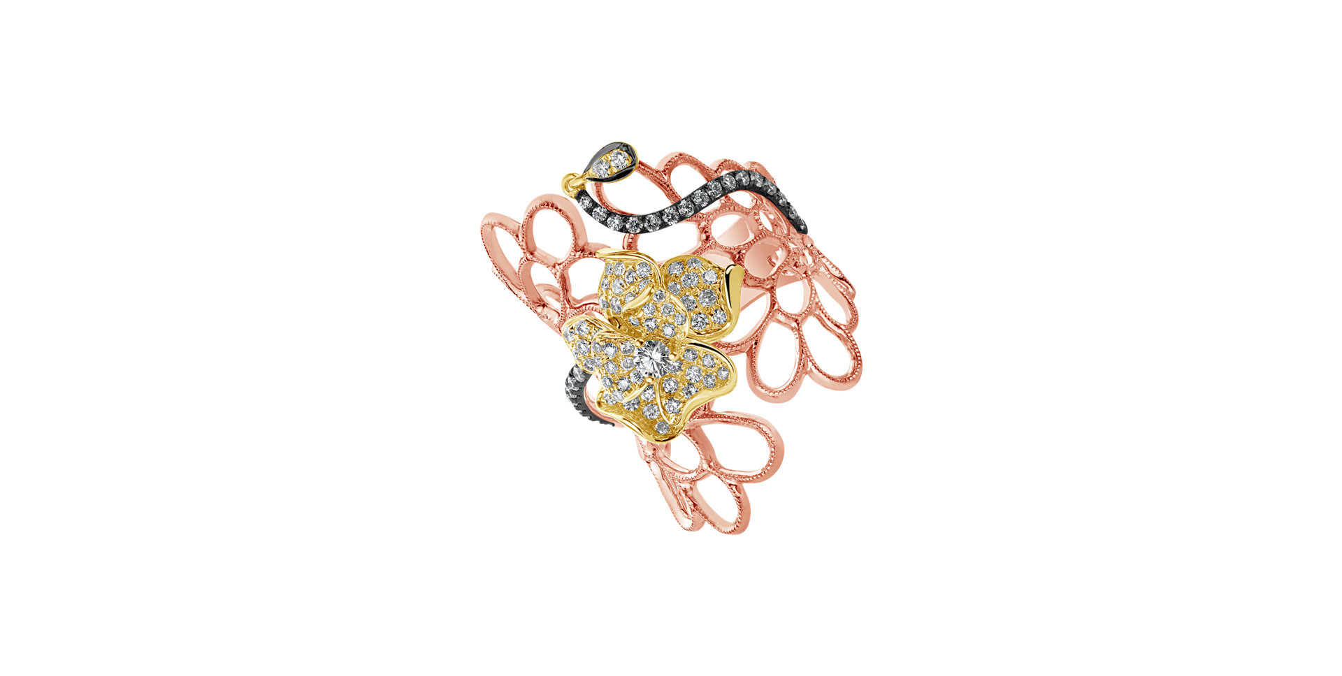 Prsten s diamanty Virgin Rose