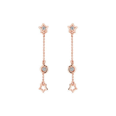 Náušnice s diamanty Celestial Spark